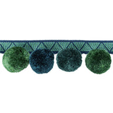 Kravet PHUKET POMS PEACOCK Trim