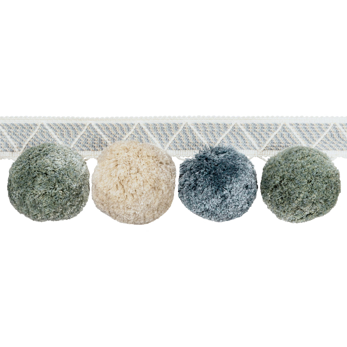 Kravet PHUKET POMS SEAGLASS Trim