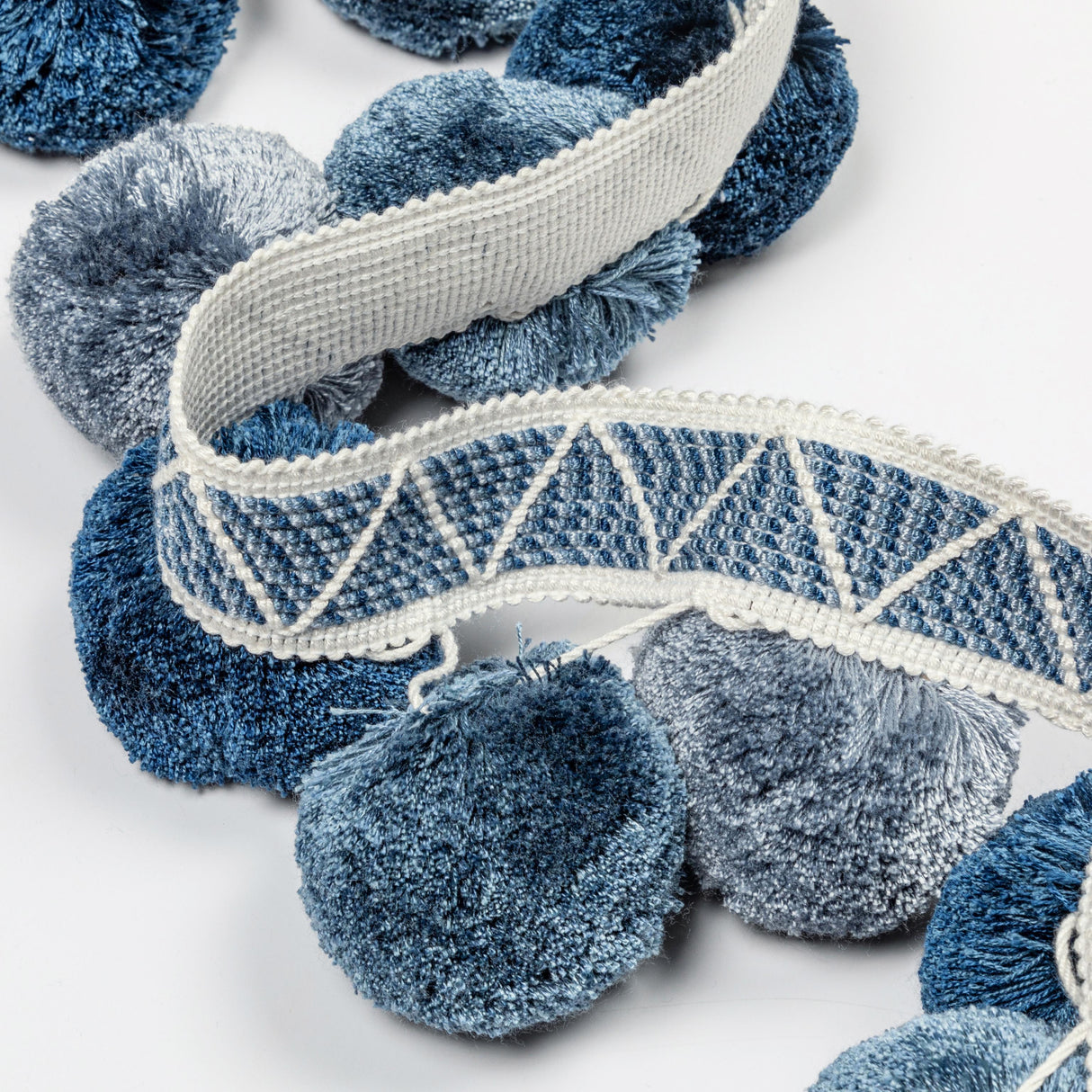 Kravet PHUKET POMS INDIGO Trim