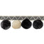 Kravet PHUKET POMS IVORY/NOIR Trim