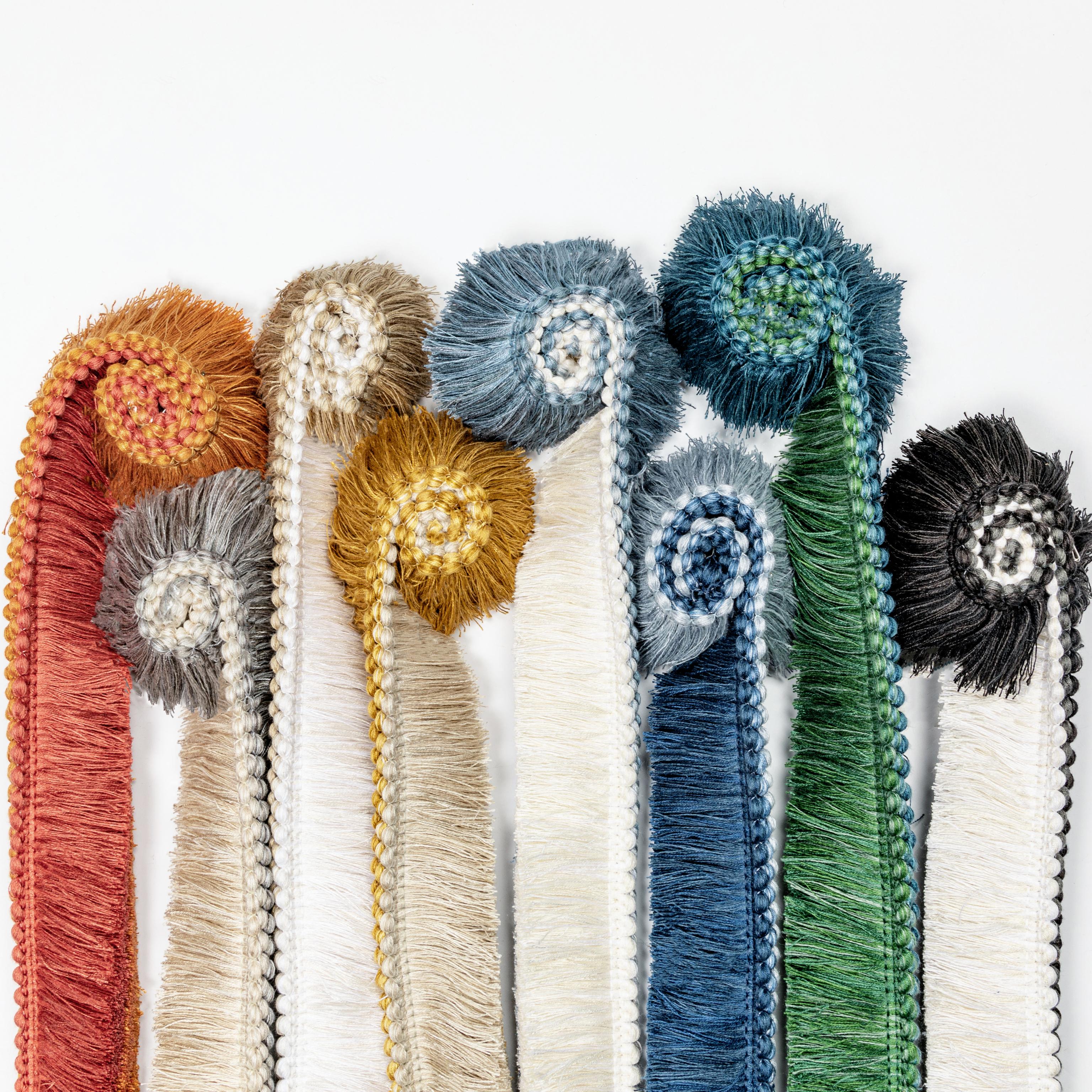 トップス SHE Tokyo Karen fringe border Kravet Sojourn Fringe Ochre Trim – DecoratorsBest