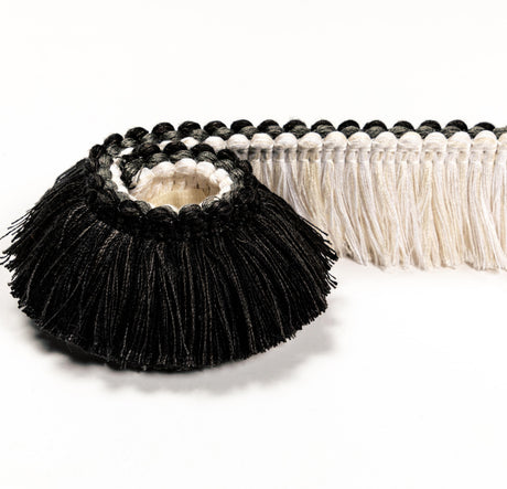 Kravet SOJOURN FRINGE IVORY/NOIR Trim