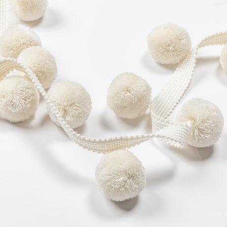 Kravet PARADISE POMS IVORY Trim