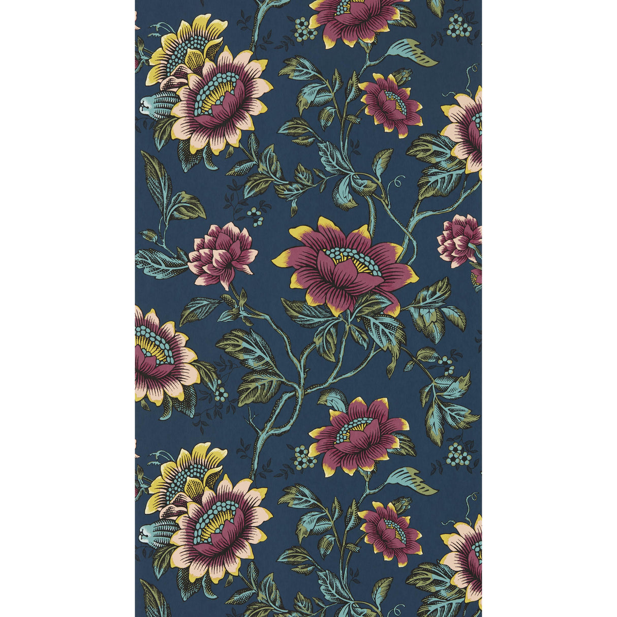 Clarke & Clarke TONQUIN WP MIDNIGHT Wallpaper