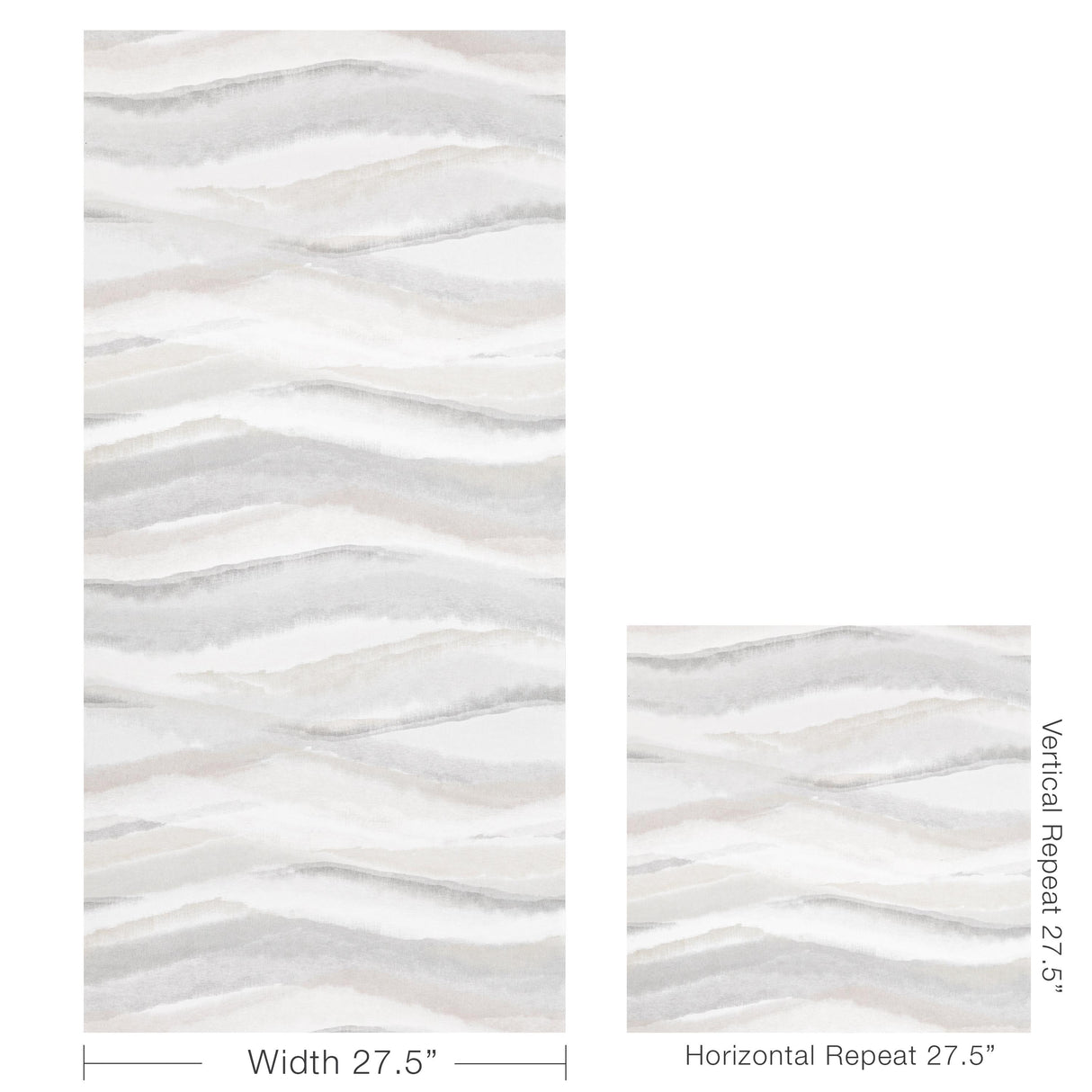 Kravet STRIATE WP PLATINUM Wallpaper