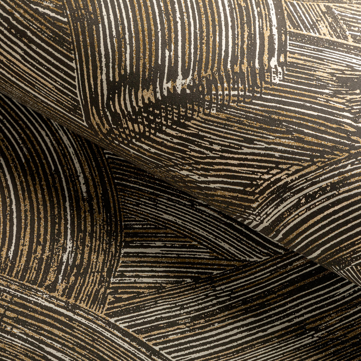 Kravet MODERN SWIRL WP NOIR Wallpaper
