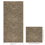 Kravet MODERN SWIRL WP NOIR Wallpaper