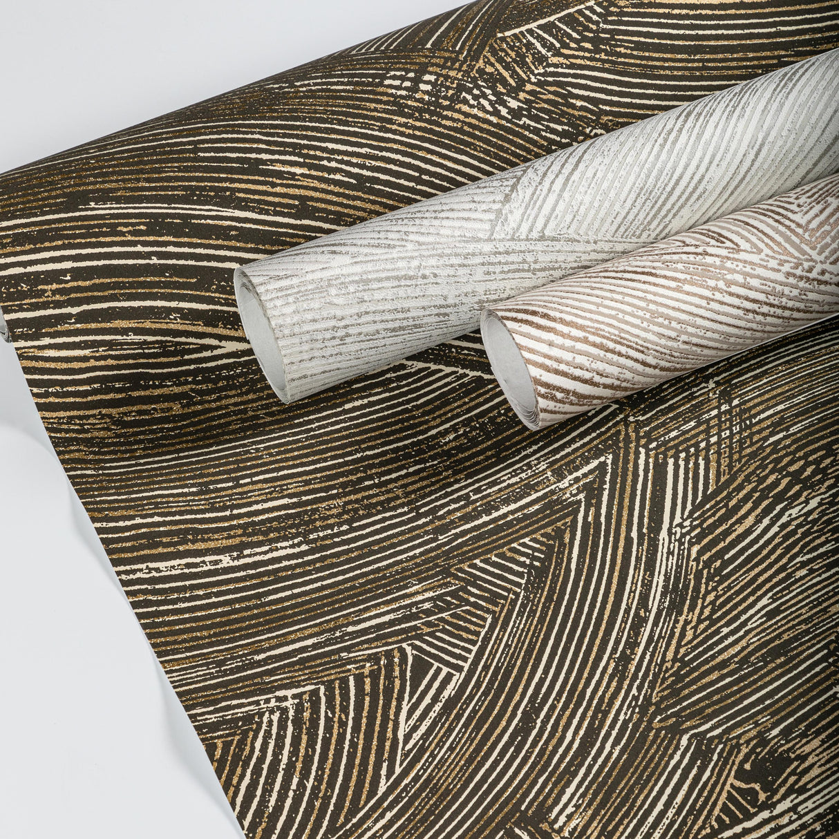 Kravet MODERN SWIRL WP NOIR Wallpaper