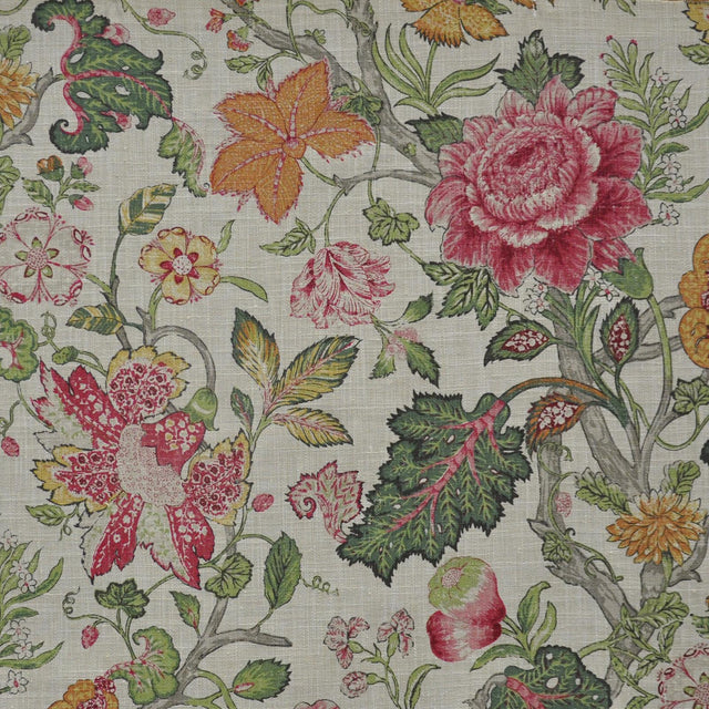 Maxwell DELLA FLORA #509 RASPBERRY Fabric