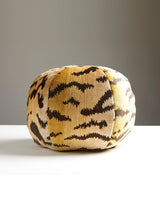 Scalamandre Tigre 12 Dia - Ivory, Gold & Black Decorative Pillow