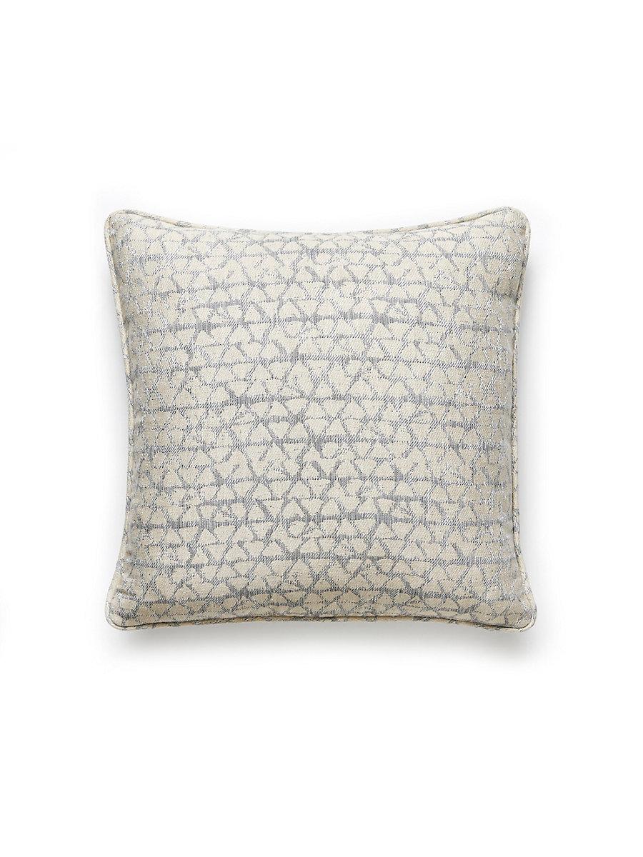 Scalamandre Kanoko 22 X 22 - Mineral Decorative Pillow
