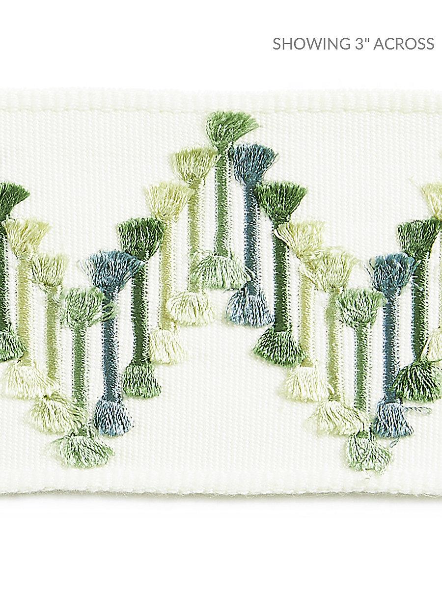 Scalamandre Sayuri Embroidered Tape Forest Trim