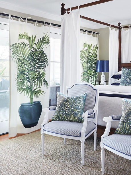 Scalamandre El Faro Beach Cobalt Fabric