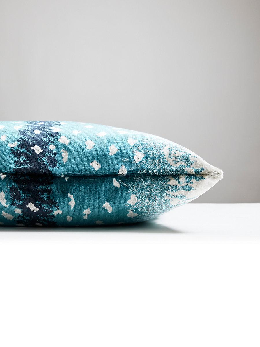 Scalamandre Antelope 22 X 22 - Peacock Decorative Pillow