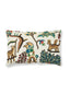 Scalamandre Fables - Crewel 14 X 22 - Blue / Multi Decorative Pillow