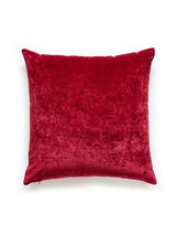 Scalamandre Supreme Velvet 22 X 22 - Pompeian Red Decorative Pillow