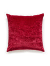 Scalamandre Supreme Velvet Pompeian Red Pillow