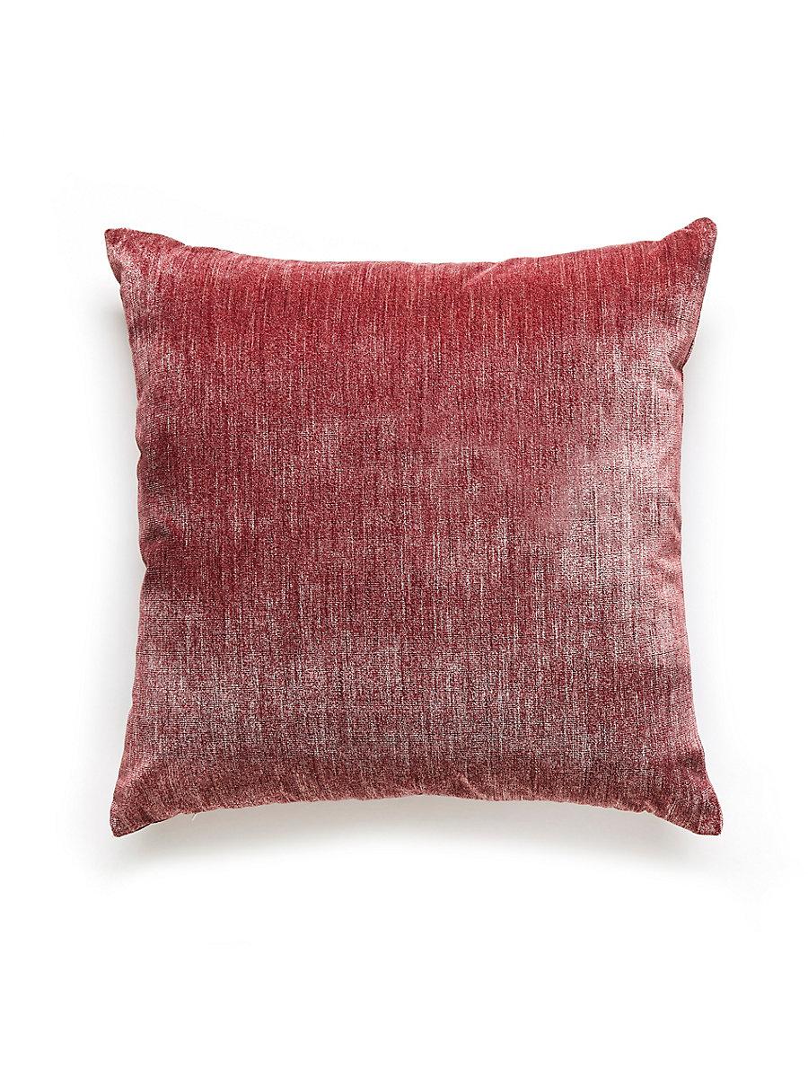 Scalamandre Supreme Velvet 22 X 22 - Oxblood Red Decorative Pillow