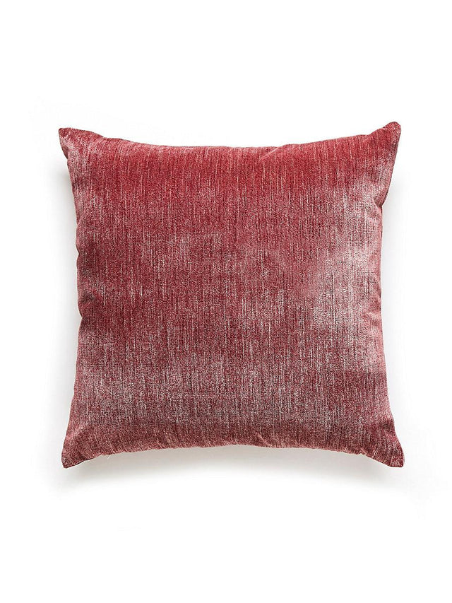 Scalamandre Supreme Velvet 22 X 22 - Oxblood Red Decorative Pillow