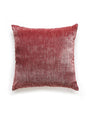 Scalamandre Supreme Velvet 22 X 22 - Oxblood Red Decorative Pillow
