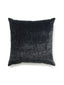 Scalamandre Supreme Velvet 22 X 22 - Jet Black Decorative Pillow