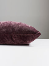 Scalamandre Supreme Velvet 22 X 22 - Plum Perfect Decorative Pillow