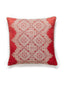 Scalamandre Josephine 22 X 22 - Carnelian Decorative Pillow