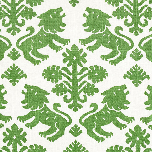 Schumacher Regalia Green Fabric