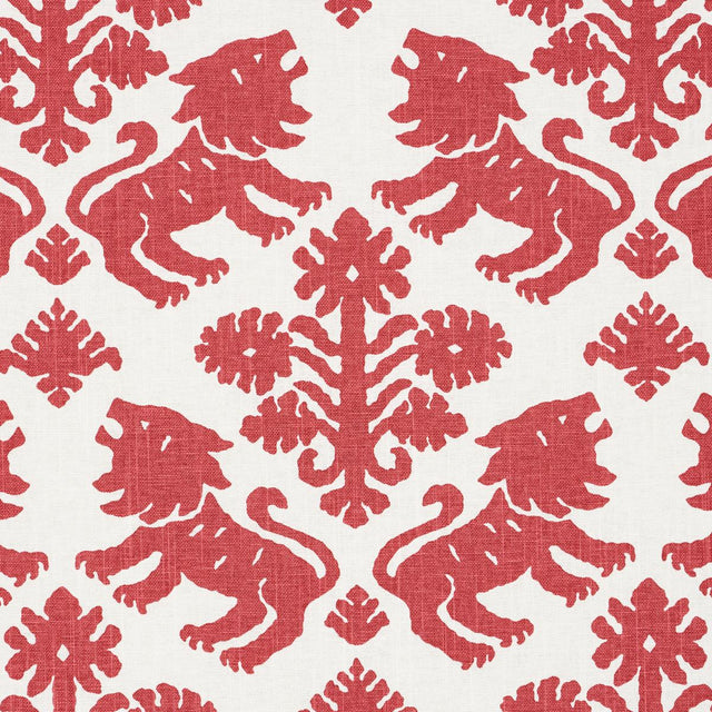 Schumacher Regalia Red Fabric