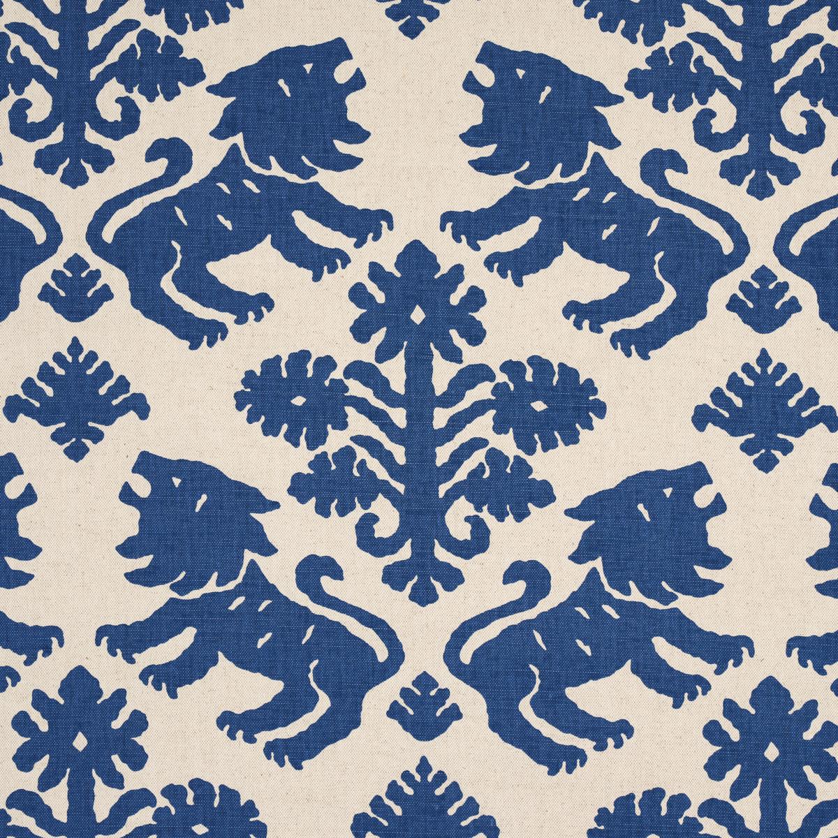 Schumacher Regalia Navy Fabric