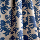 Schumacher Regalia Navy Fabric