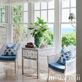 Schumacher Regalia Navy Fabric