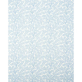 Schumacher Temple Garden Ii Sky On Ivory Fabric