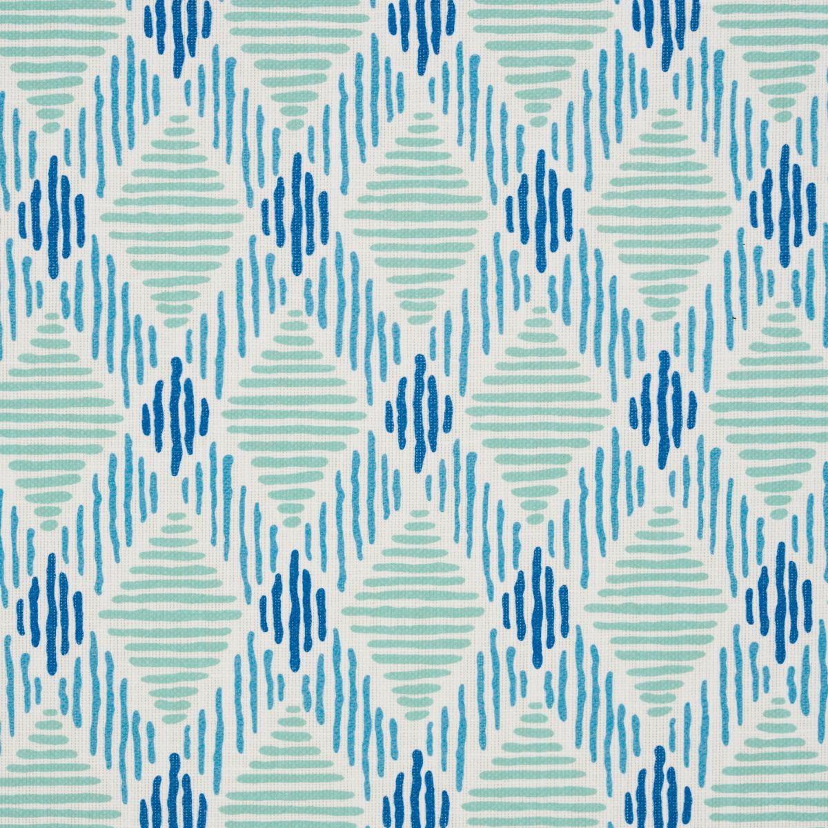 Schumacher Dexter Indoor/Outdoor Turquoise Fabric