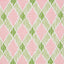Schumacher Dexter Indoor/Outdoor Pink & Green Fabric