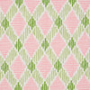 Schumacher Dexter Indoor/Outdoor Pink & Green Fabric
