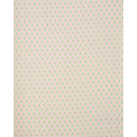 Schumacher Dexter Indoor/Outdoor Pink & Green Fabric