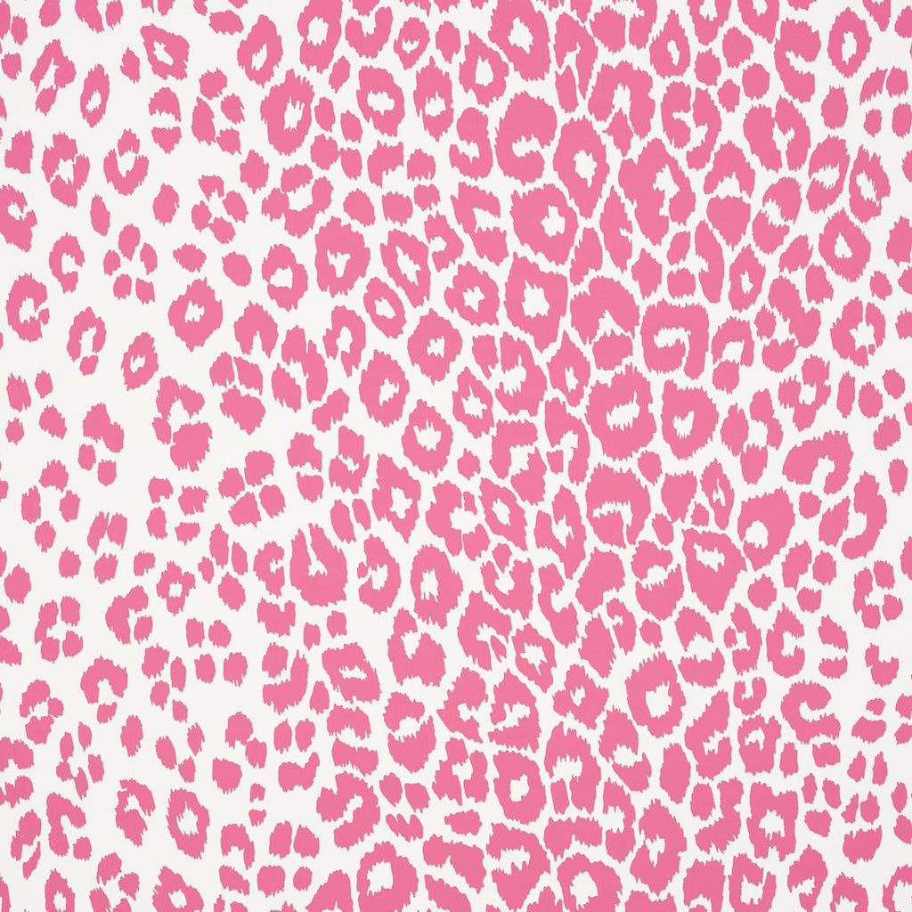 Schumacher Iconic Leopard Pink Wallpaper