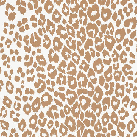 Schumacher Iconic Leopard Camel Wallpaper