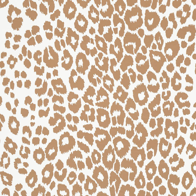 Schumacher Iconic Leopard Camel Wallpaper