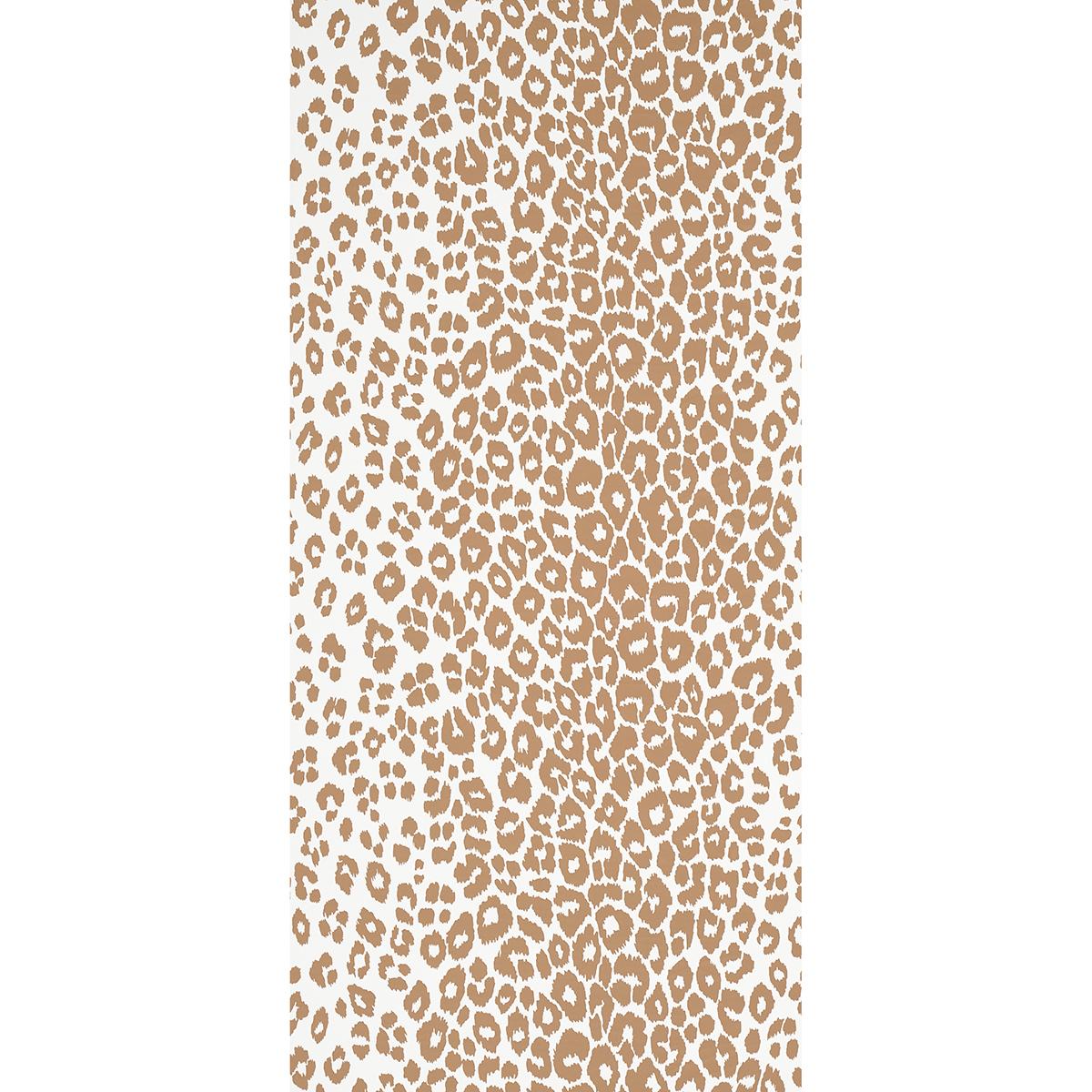 Schumacher Iconic Leopard Camel Wallpaper