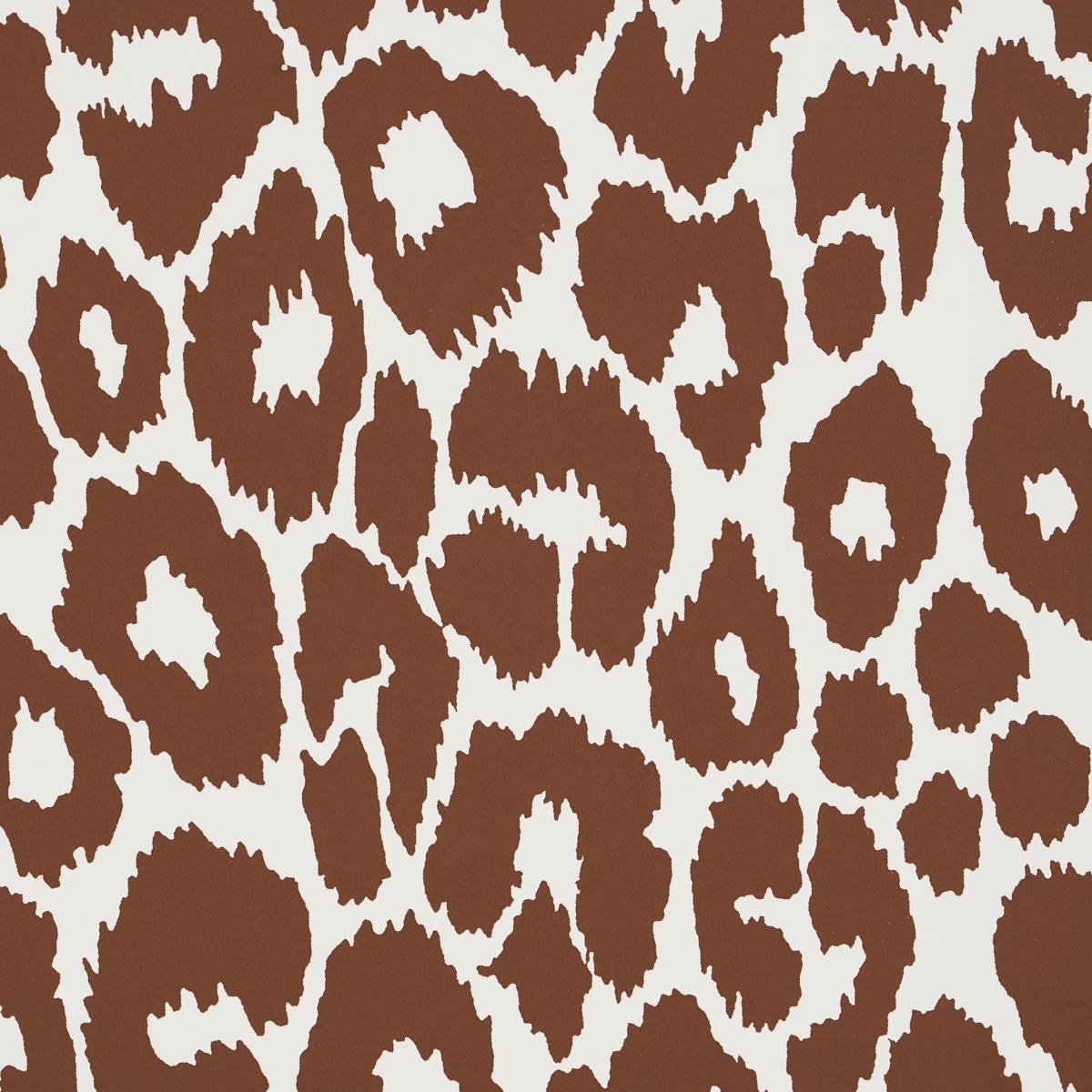 Schumacher Iconic Leopard Brown Wallpaper