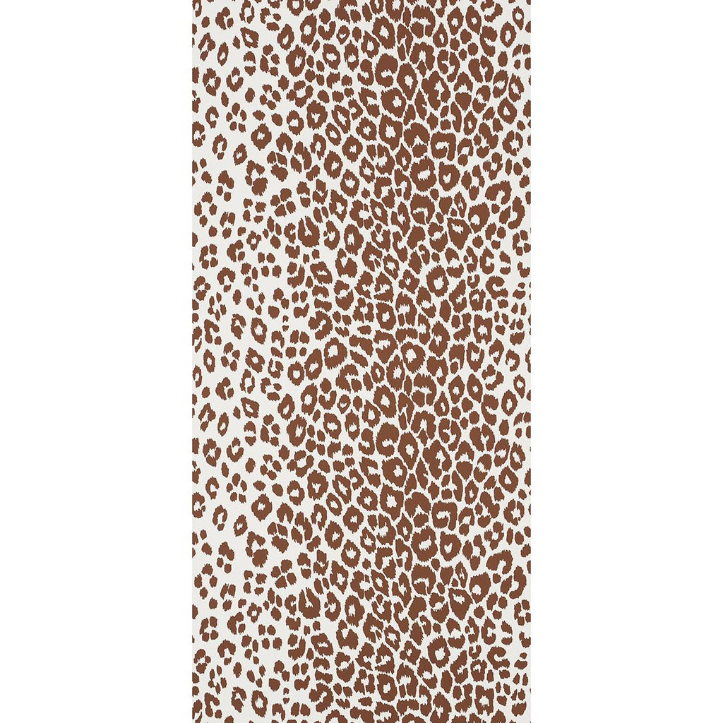 Schumacher Iconic Leopard Brown Wallpaper