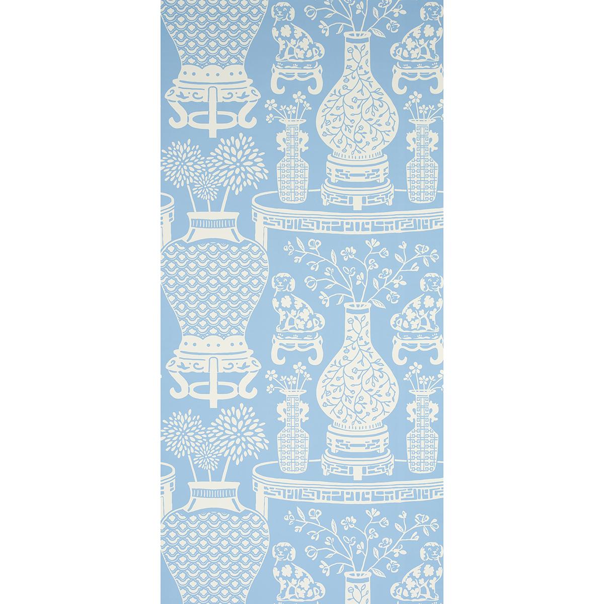 Schumacher Hellene Sky Wallpaper