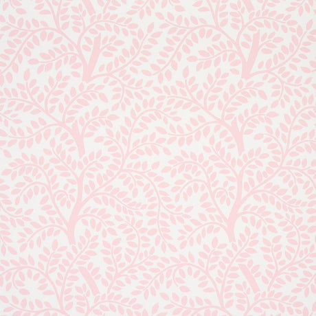 Schumacher Temple Garden Ii Blush Wallpaper