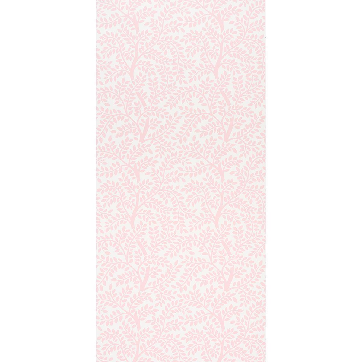 Schumacher Temple Garden Ii Blush Wallpaper