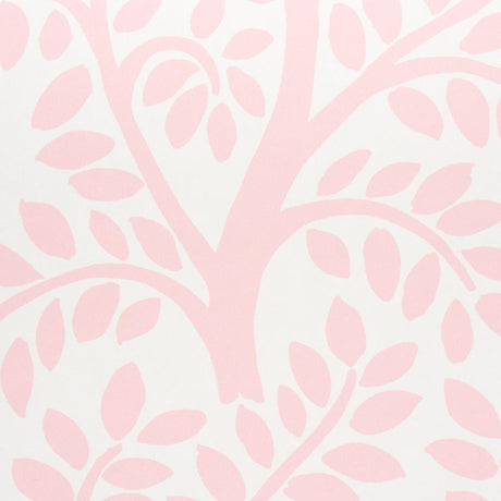 Schumacher Temple Garden Ii Blush Wallpaper