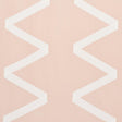 Schumacher Legere Linen Silk Appliqu Ivory On Blush Fabric