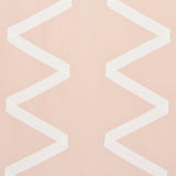 Schumacher Legere Linen Silk Appliqu Ivory On Blush Fabric