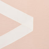 Schumacher Legere Linen Silk Appliqu Ivory On Blush Fabric